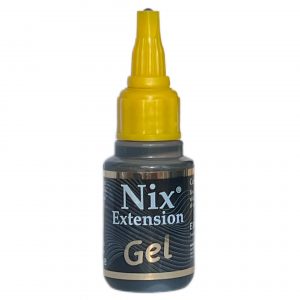 Чёрный клей-гель Nix Extension Gel для наращивания волос.